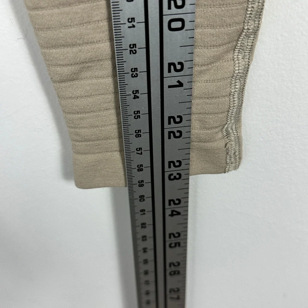 Alphalete Revival Moto Style Leggings Beige Compression Womens Sz Small Athletic - Picture 14 of 14